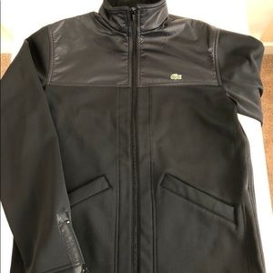 Men’s Black Lacoste Full Zip Jacket Size 5 (Med)